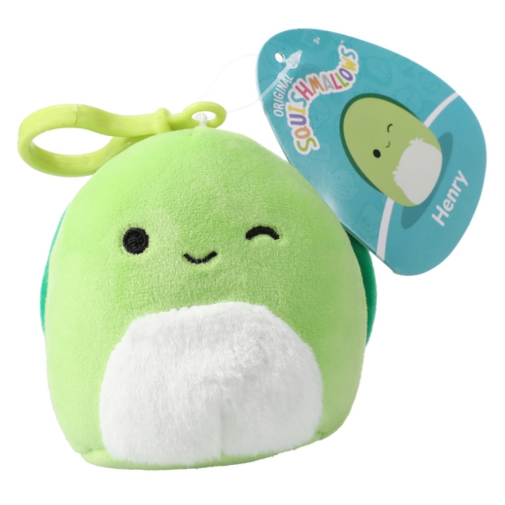 NWT 3.5” Henry the Turtle Squishmallow Clip